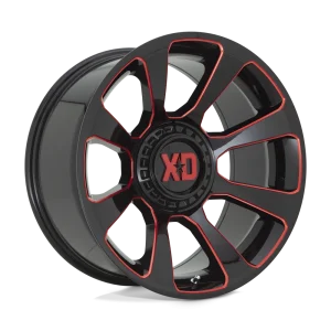 XD Series – XD854 REACTOR – Black – 20″x10″ -18mm – Summer Wheels – XD85421035918N